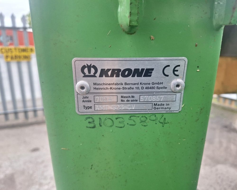 KRONE AMT 323 CV KRONE MOWER