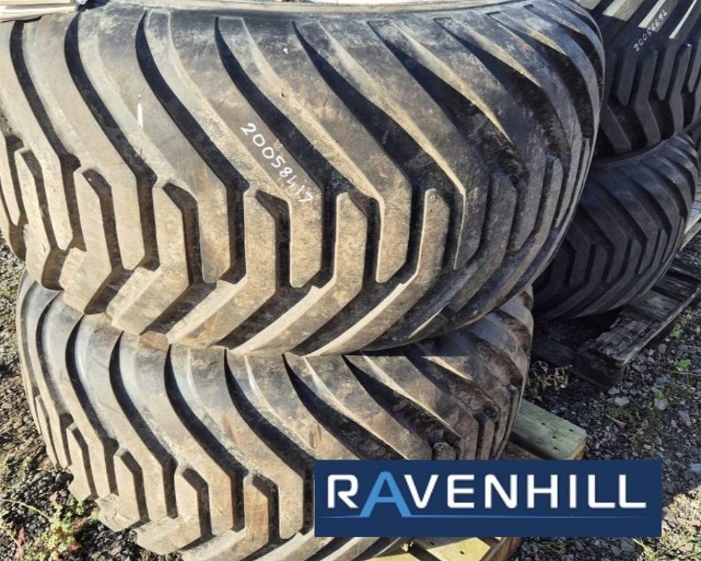 WHEELS 550/60R22.5 2 X WHEELS & TYRES