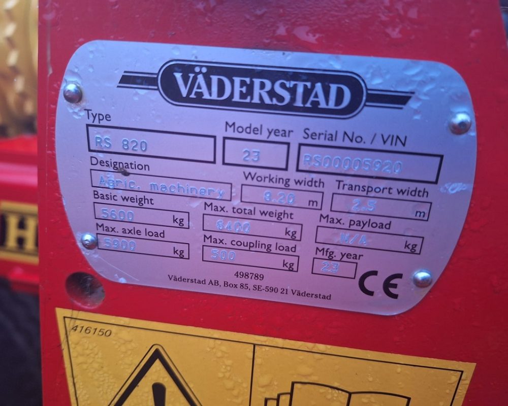 VADERSTAD NZ500 VADERSTAD HARROW