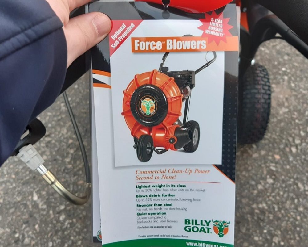 GROUNDCARE 10HP BILLYGOAT BLOWER